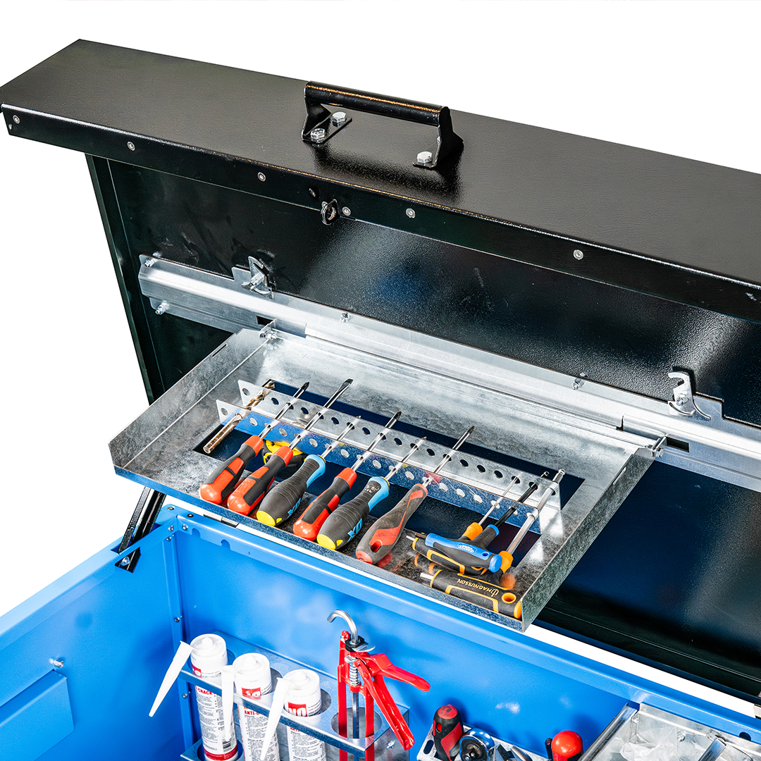 Tuffbox lid multi-tool holder