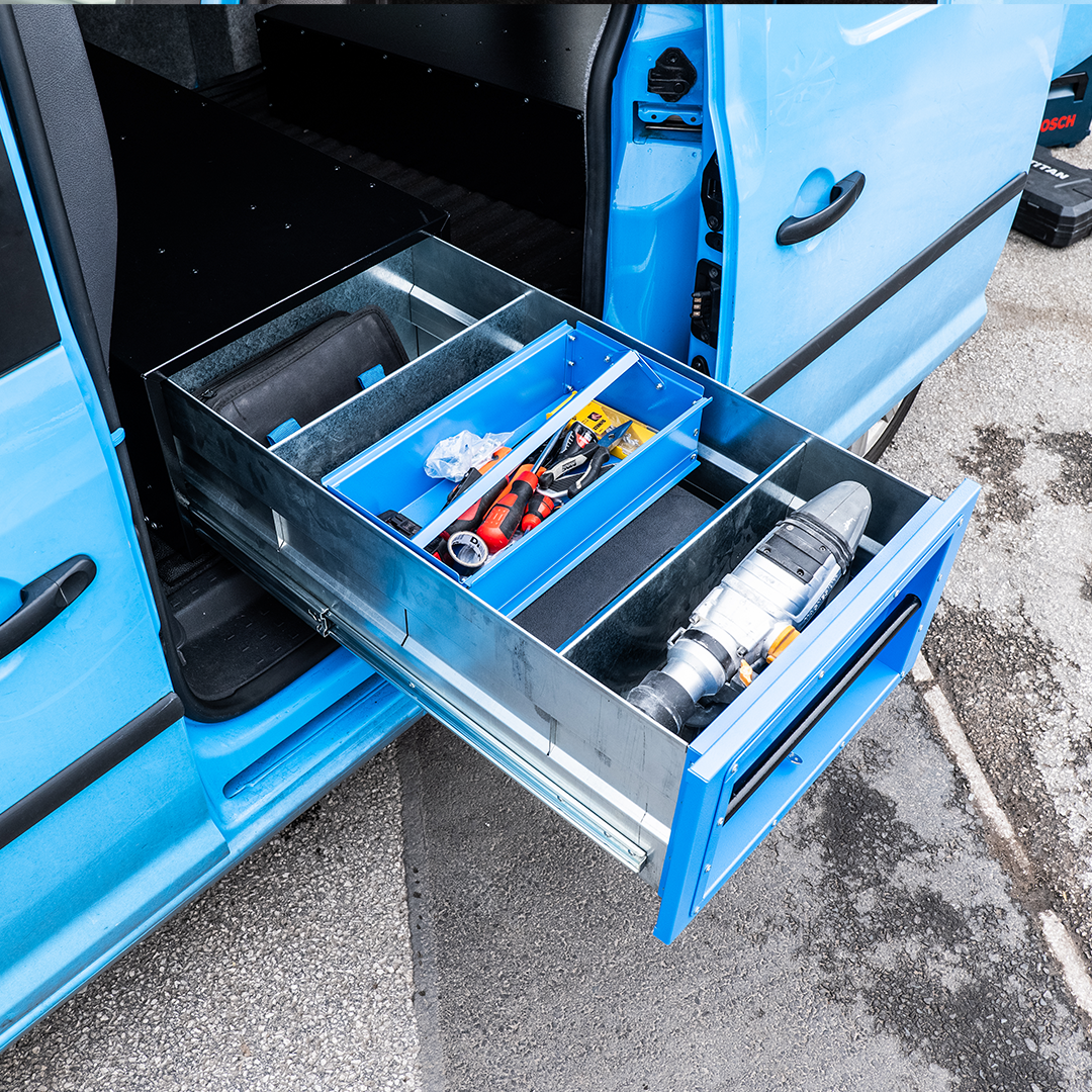 Tuffbox Volt Slider 2024 in a van