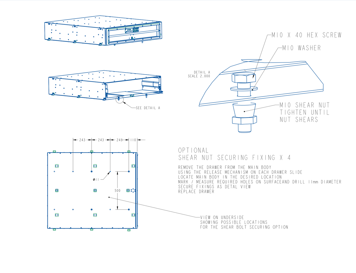 Watt Slider - Large Tool Drawer