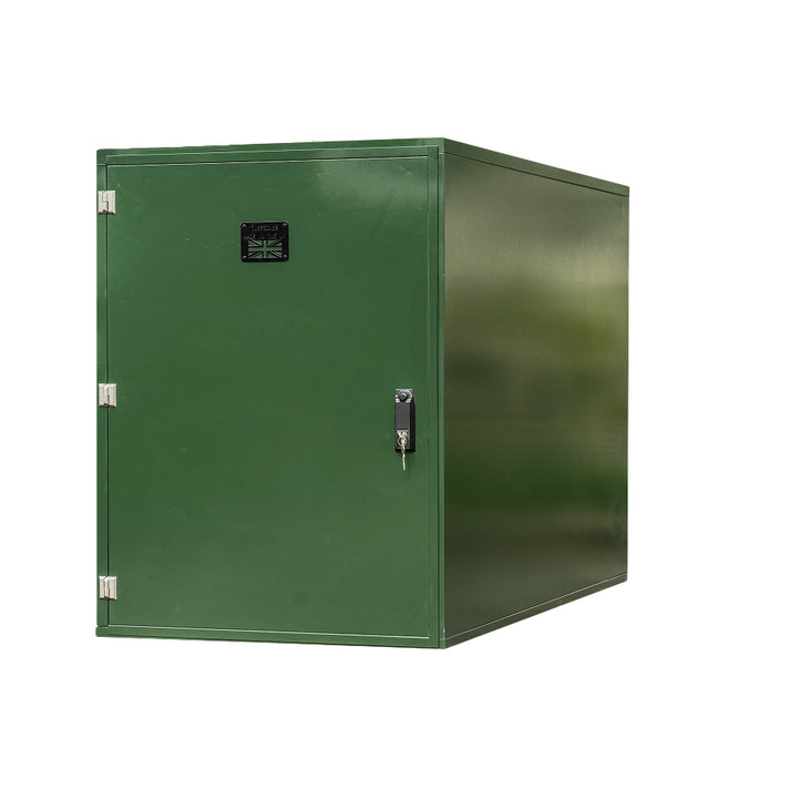 Tuffbox BI-BIKE LOCKER – Heavy-Duty 2-Bike Storage Shed | Galvanised ...