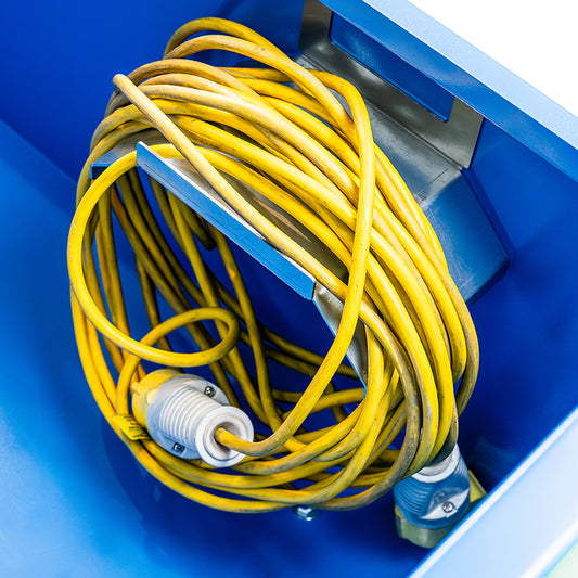 Toolbox cable hose reel