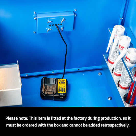 Power tool charging gland – add on